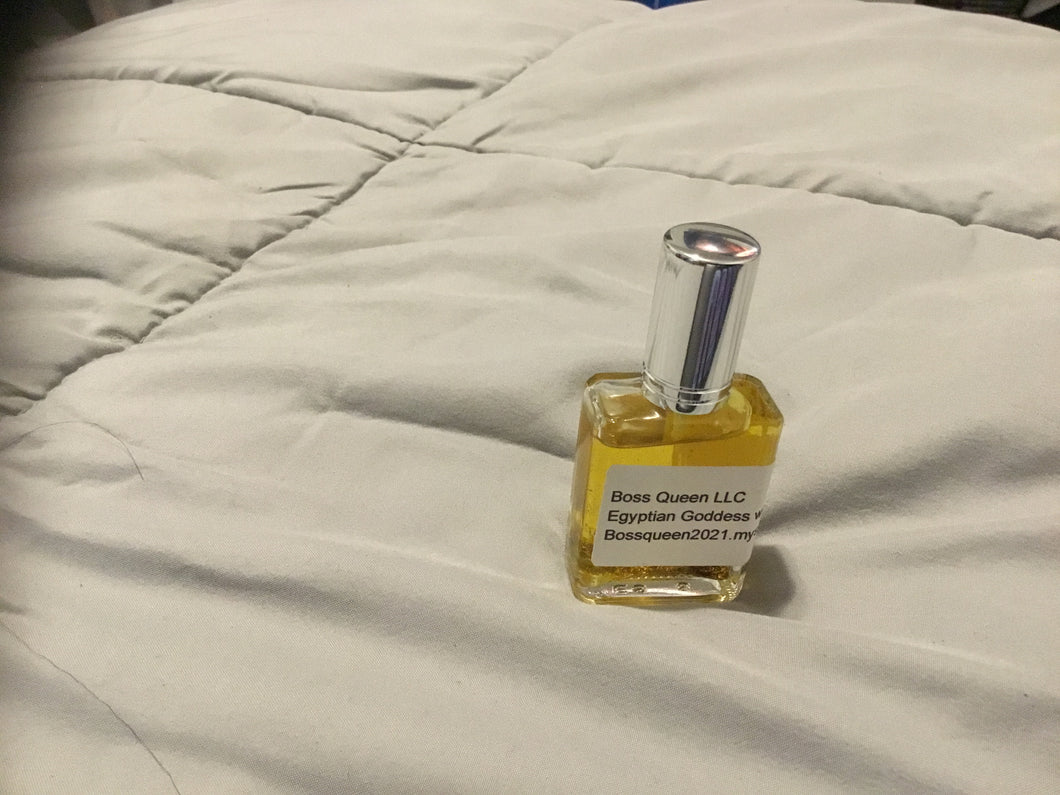 Egyptian goddess woman perfume