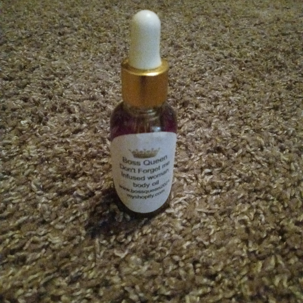Don't forget me woman body oil