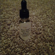 Black widow woman body oil