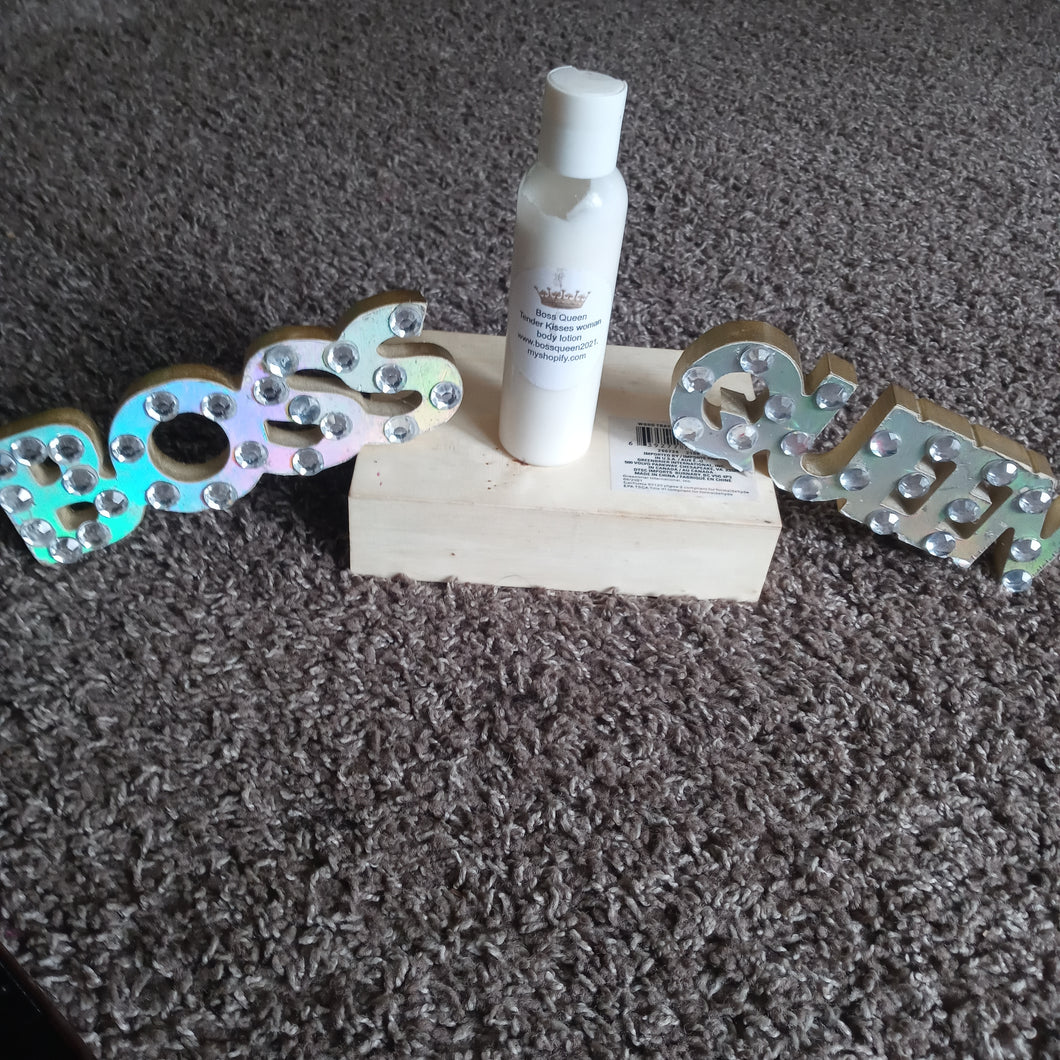 Tender kisses woman body lotion