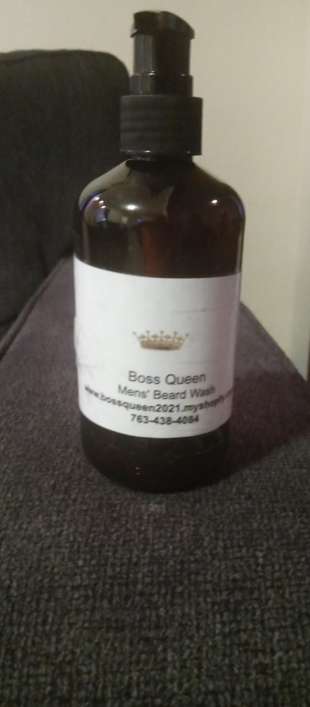Mens beard wash