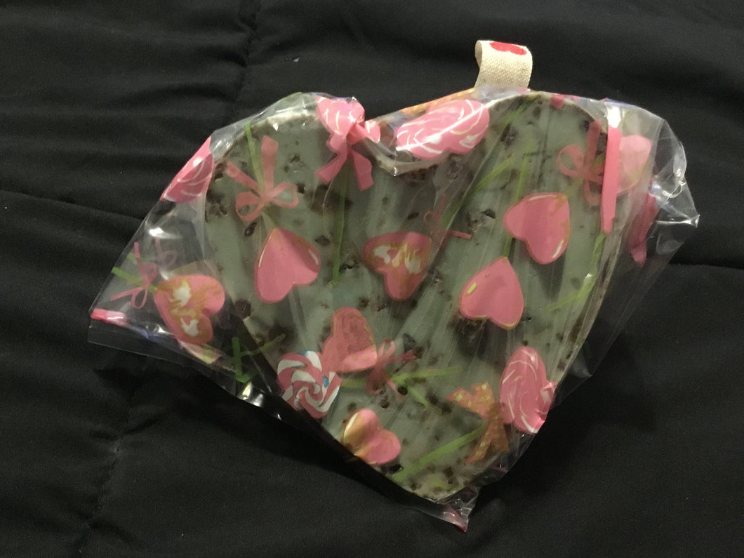 Heart shaped soap