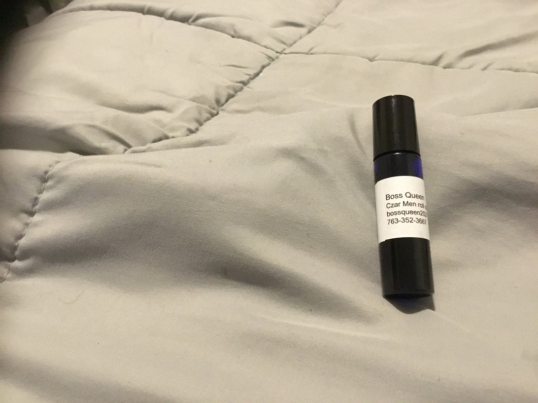 Czar. Men roll on cologne