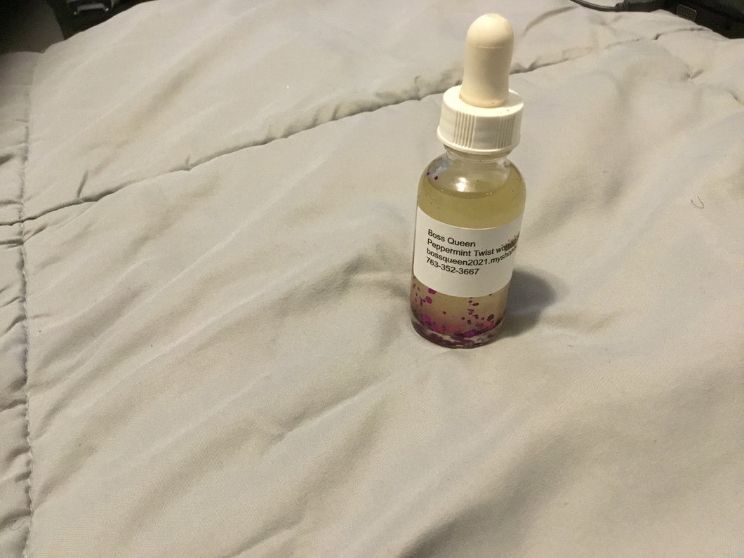 Peppermint twist woman body oil