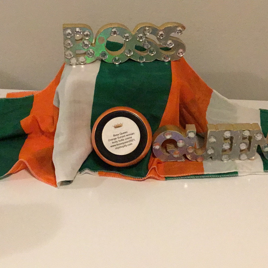 Orange sunset woman scented body butta crème