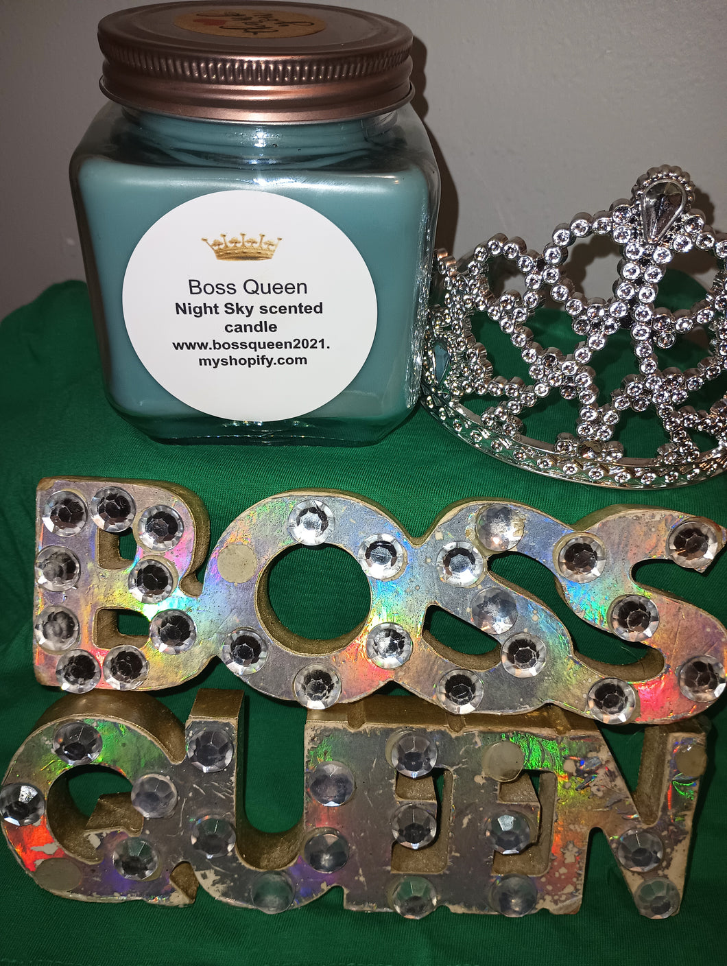 Night sky scented candle