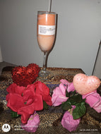 Sunset dream scented wine glass candles