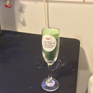 Lucky day scented wine glass candles