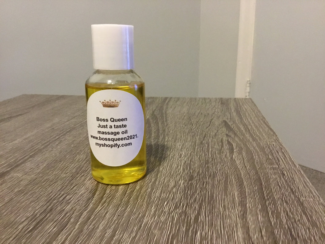 Boss Queen just a taste massage oil