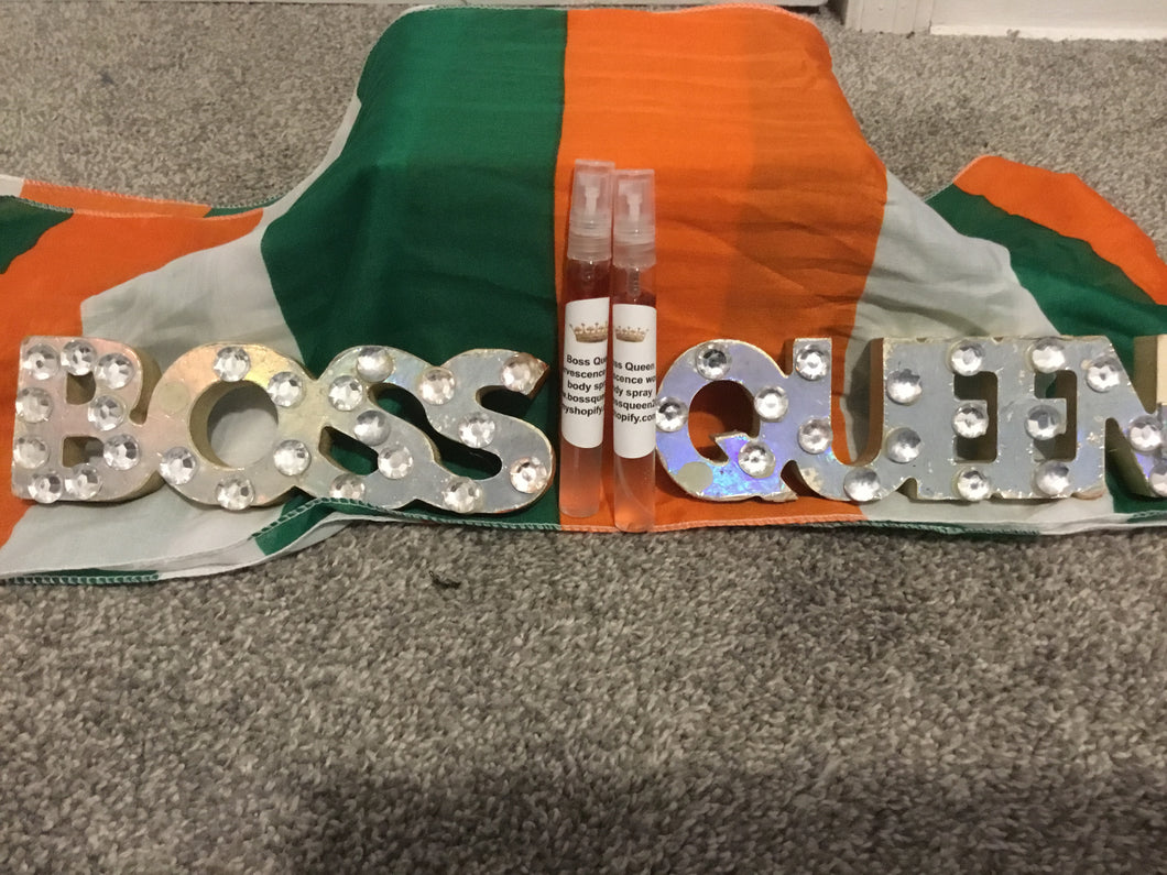 Effervescent woman body mist