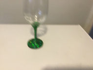 Green Christmas candle