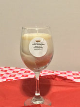 Load image into Gallery viewer, Golden scented wine glass candles
