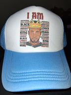 I am men hat blue