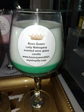 Load image into Gallery viewer, Lady mahogany scented wine glasses
