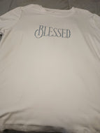 Blessed white t-shirt