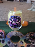 Libra zodiac candles