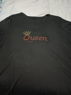 Black queen t-shirt