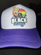 Black king purple hat