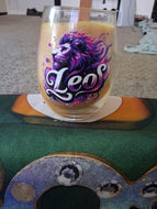 Leo zodiac candles