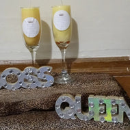 Honey suckle pineapple wine candle