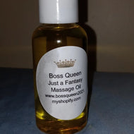 Just a fantasy massage oil