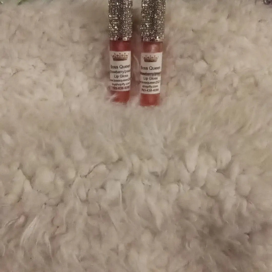 Strawberry/peach lip gloss